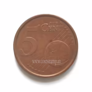 Spain 5 Euro Cents 1999-2009 used