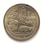 U.S 1/4 Dollar 2018 Voyageurs National Park, Minnesota Used