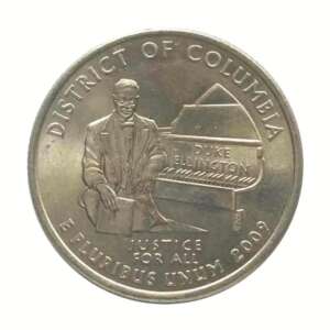 U.S 1/4 Dollar 2009 District of Columbia