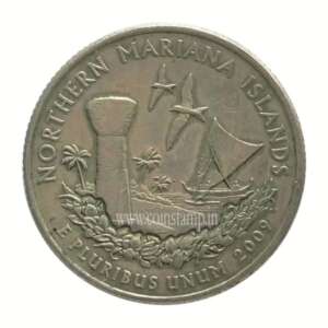 U.S 1/4 Dollar 2009 Northern Mariana Islands