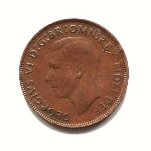 Australia One Penny King George VI Without IND IMP (1)