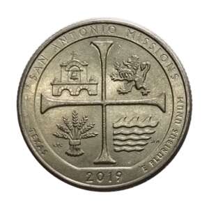 2019 Washington Quarter San Antonio Missions National Historical U S Quarter Dollar Used