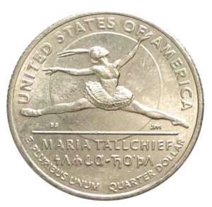 2023 Maria Tallchief Quarter Dollar Used