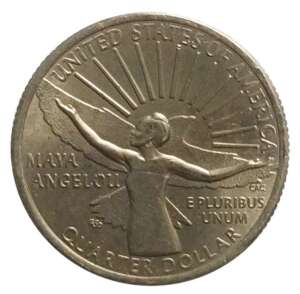 2022 Maya Angelou U S Quarter Dollar Used