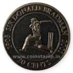 Australia Sir Donald Bradman 20 Cents Elizabeth II 4th Portrait AUNC